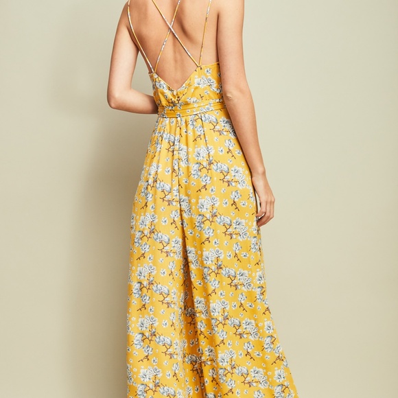 Pants - SALE!!!!Floral print crisscross open back jumpsuit